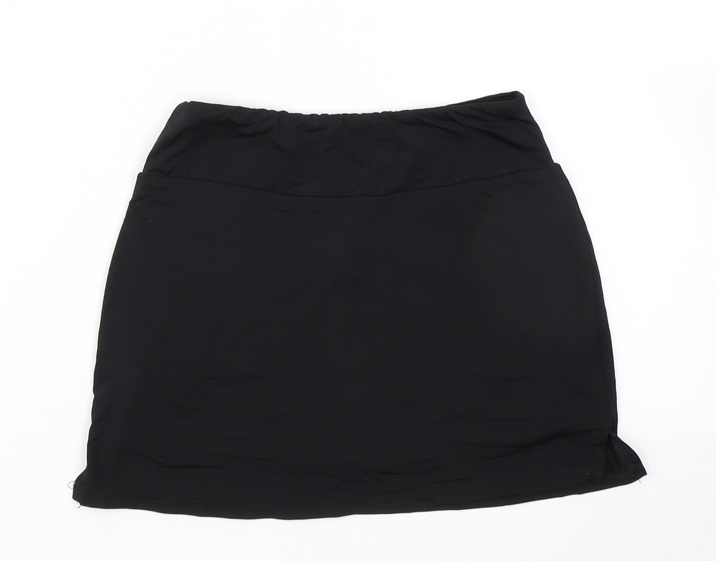 Slazenger Girls Black  Polyamide A-Line Skort Size 9-10 Years  Regular