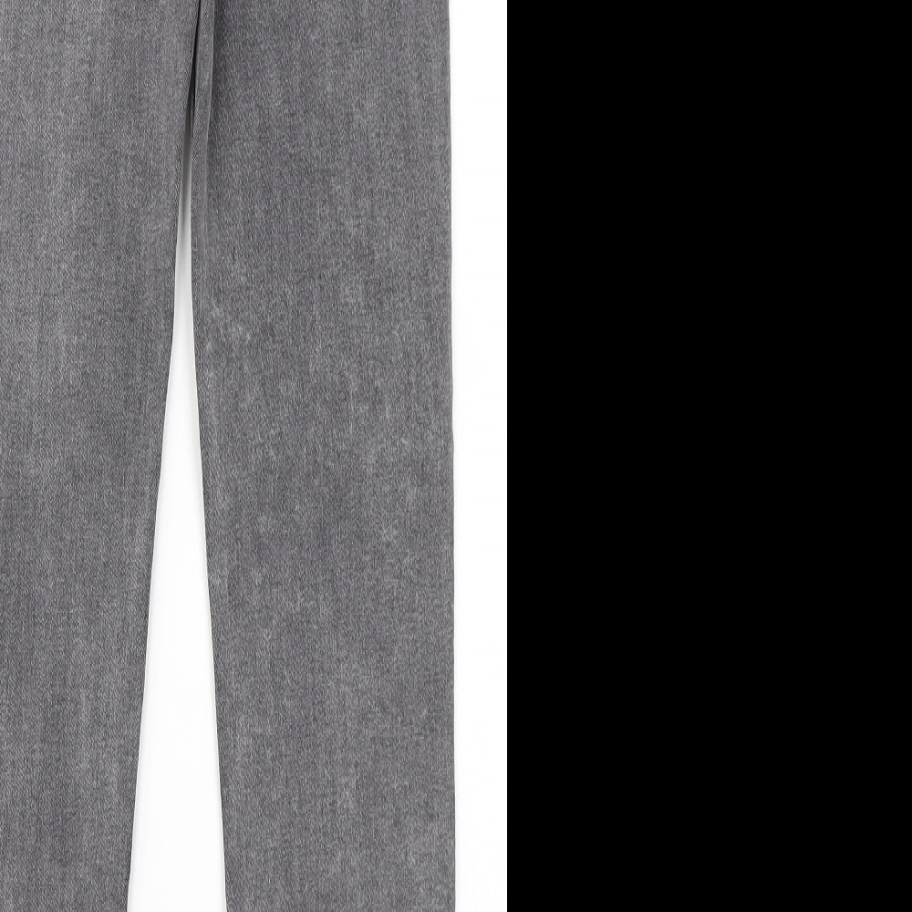 Pieces Womens Grey  Cotton Skinny Jeans Size S L30 in Slim Button