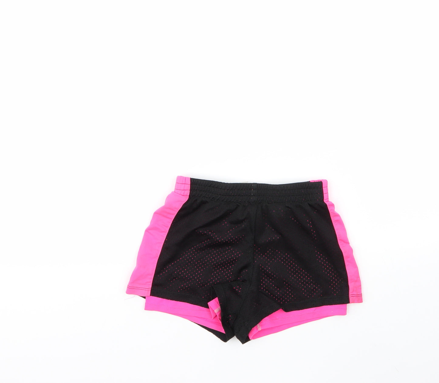 Matalan Girls Multicoloured  100% Polyester Sweat Shorts Size 6-7 Years  Regular