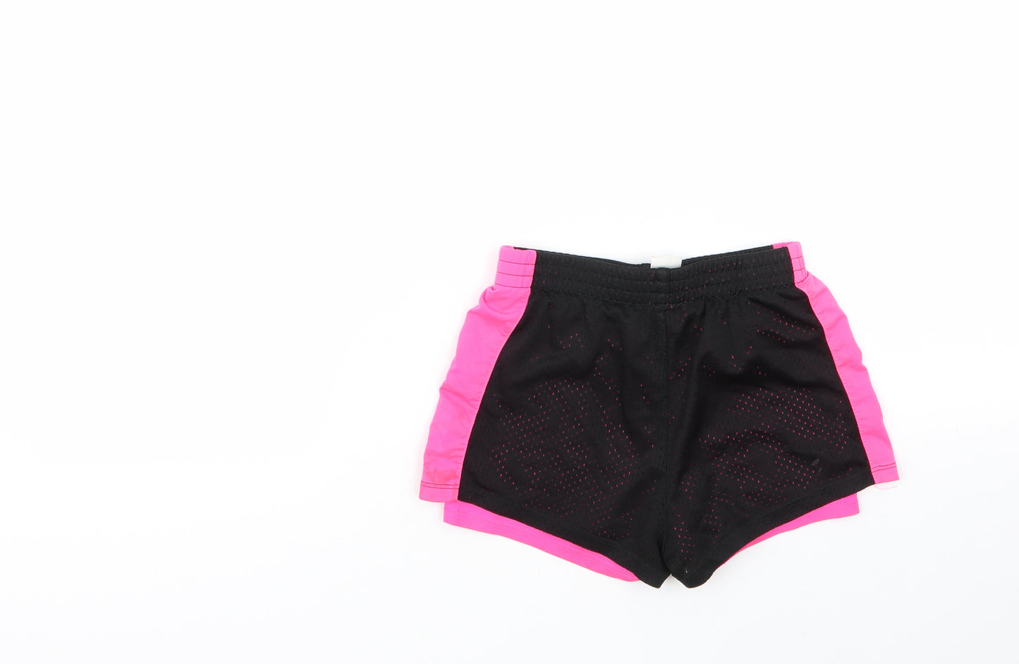 Matalan Girls Multicoloured  100% Polyester Sweat Shorts Size 6-7 Years  Regular