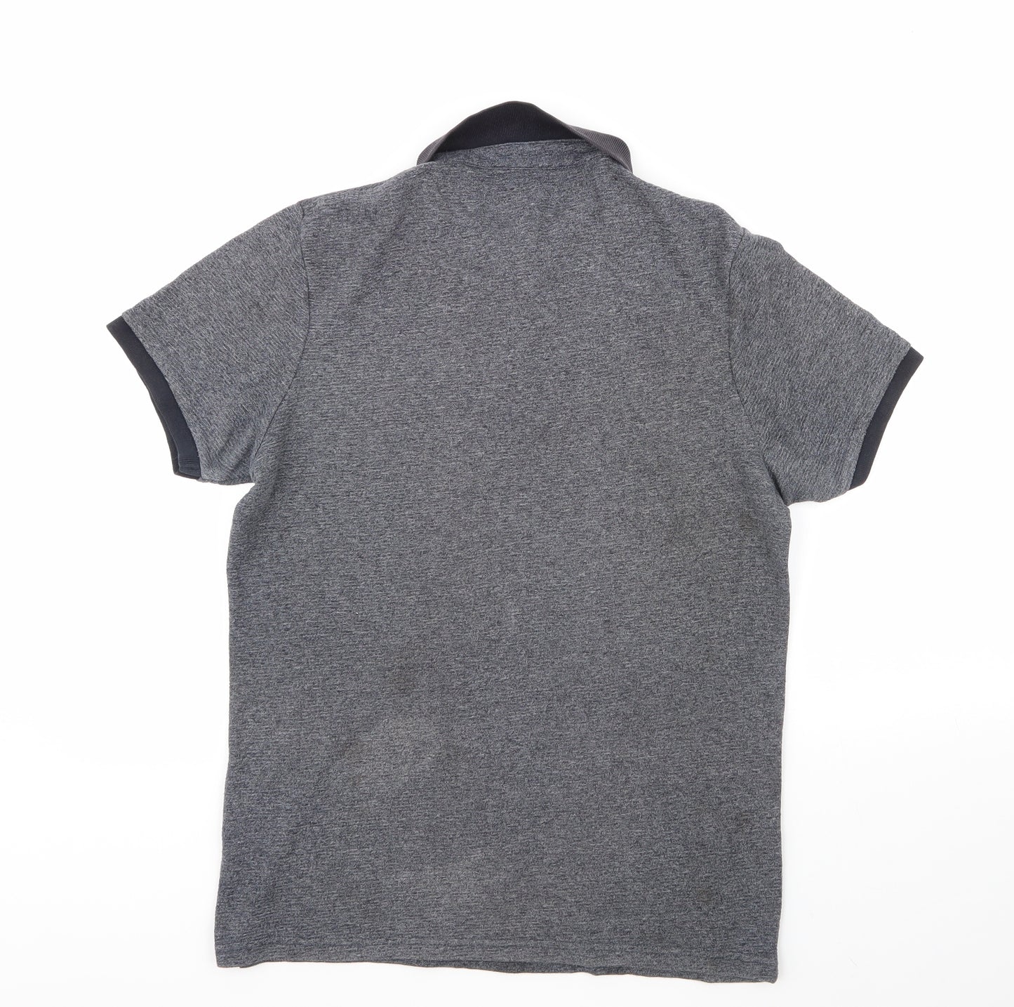 Primark Mens Grey  Cotton  Polo Size M Collared