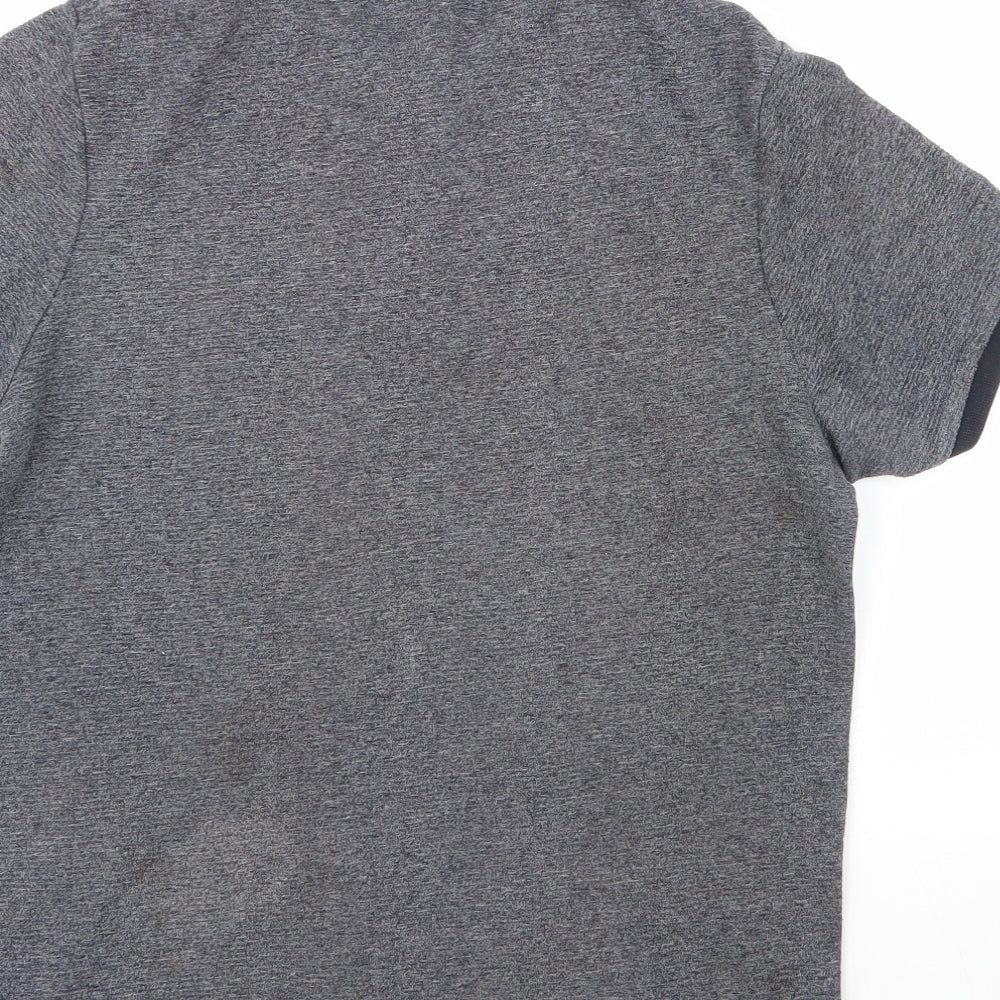 Primark Mens Grey  Cotton  Polo Size M Collared