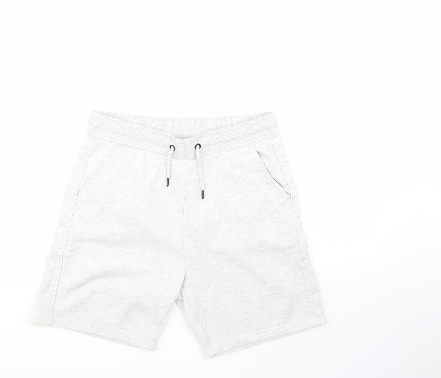 Primark Mens Grey  Cotton Sweat Shorts Size M L7 in Regular