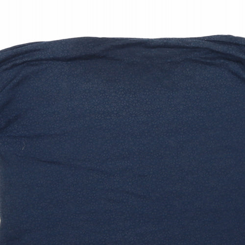 Marks and Spencer Womens Blue Round Neck  Polyester Pullover Jumper Size 14