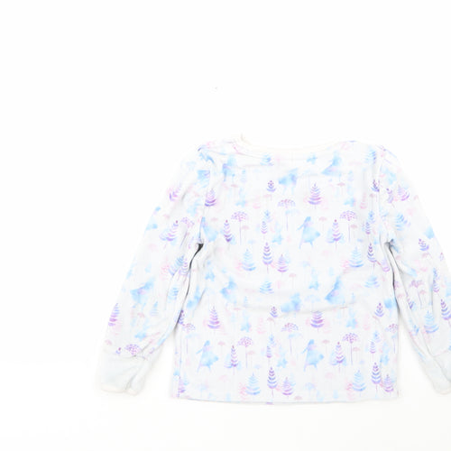 George Girls Multicoloured Geometric Polyester Top Pyjama Top Size 4-5 Years