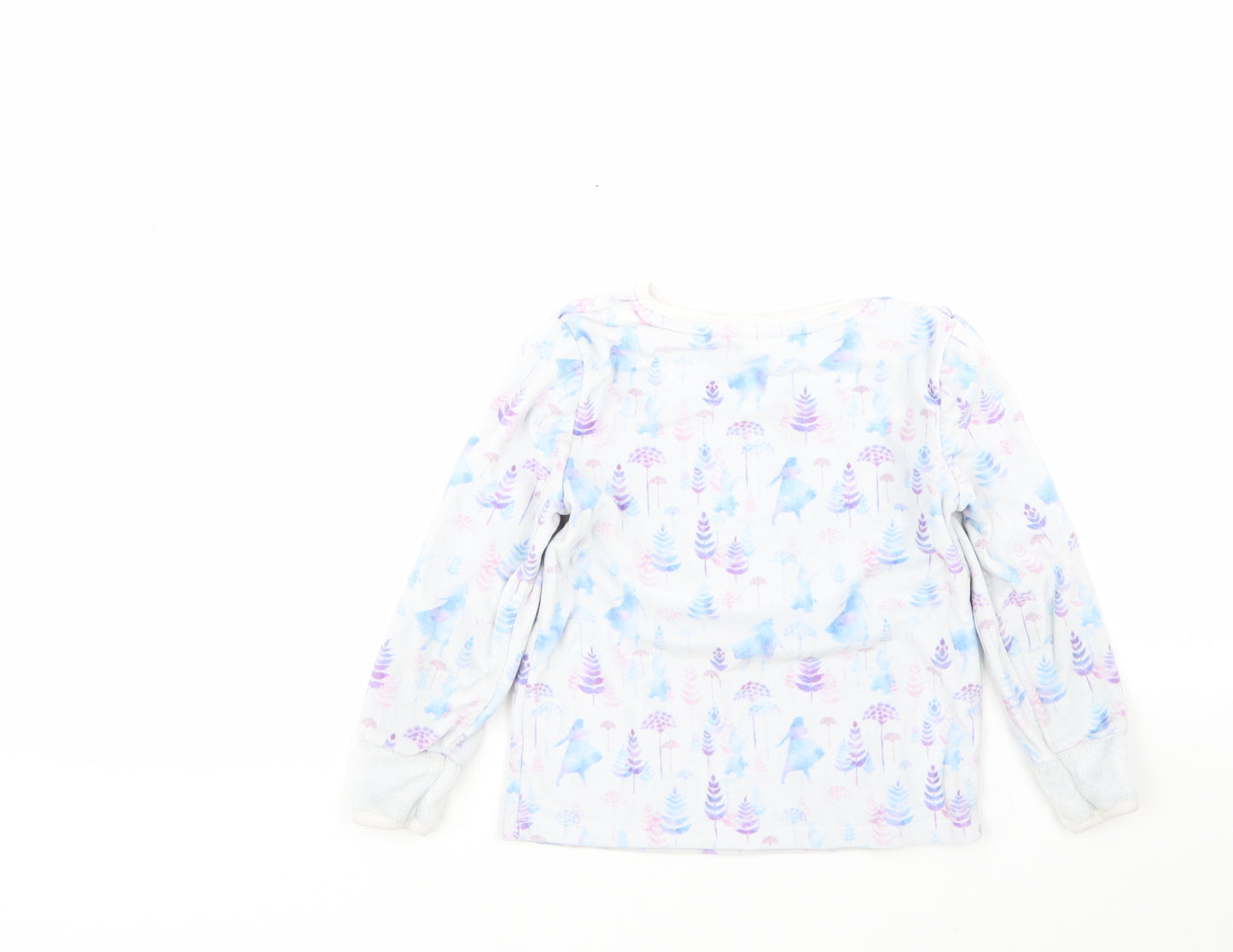 George Girls Multicoloured Geometric Polyester Top Pyjama Top Size 4-5 Years