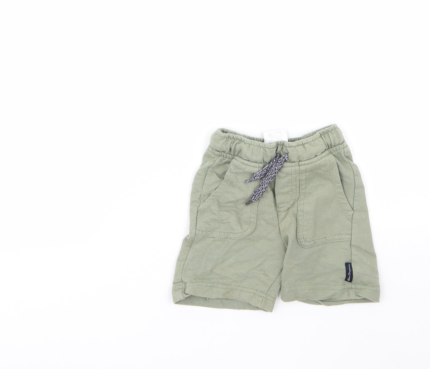 Ben Sherman Baby Green  Cotton Cropped Trousers Size 18 Months