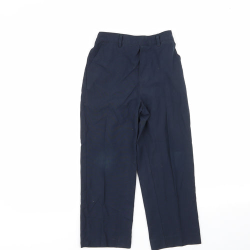 Very Boys Blue  Polyester Dress Pants Trousers Size 10-11 Years  Regular  - school wear