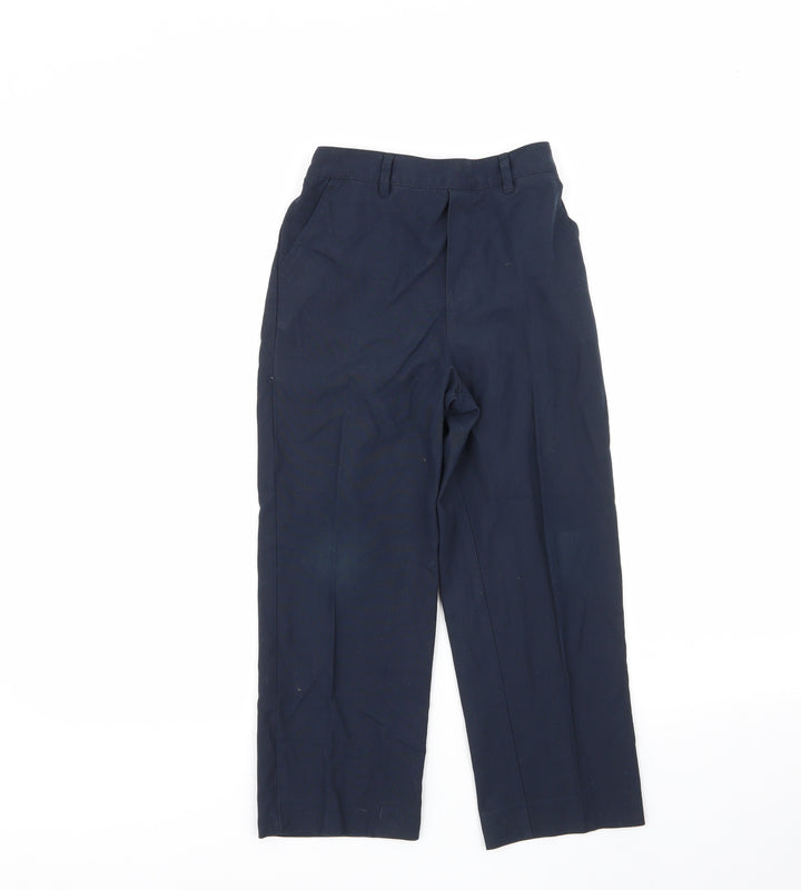 Very Boys Blue  Polyester Dress Pants Trousers Size 10-11 Years  Regular  - school wear