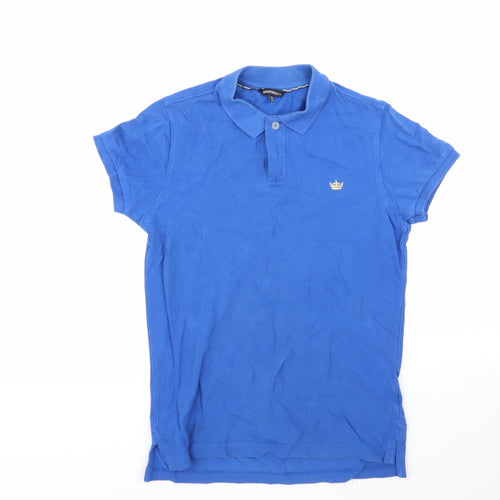 industrialize Mens Blue  100% Cotton  Polo Size XS Collared