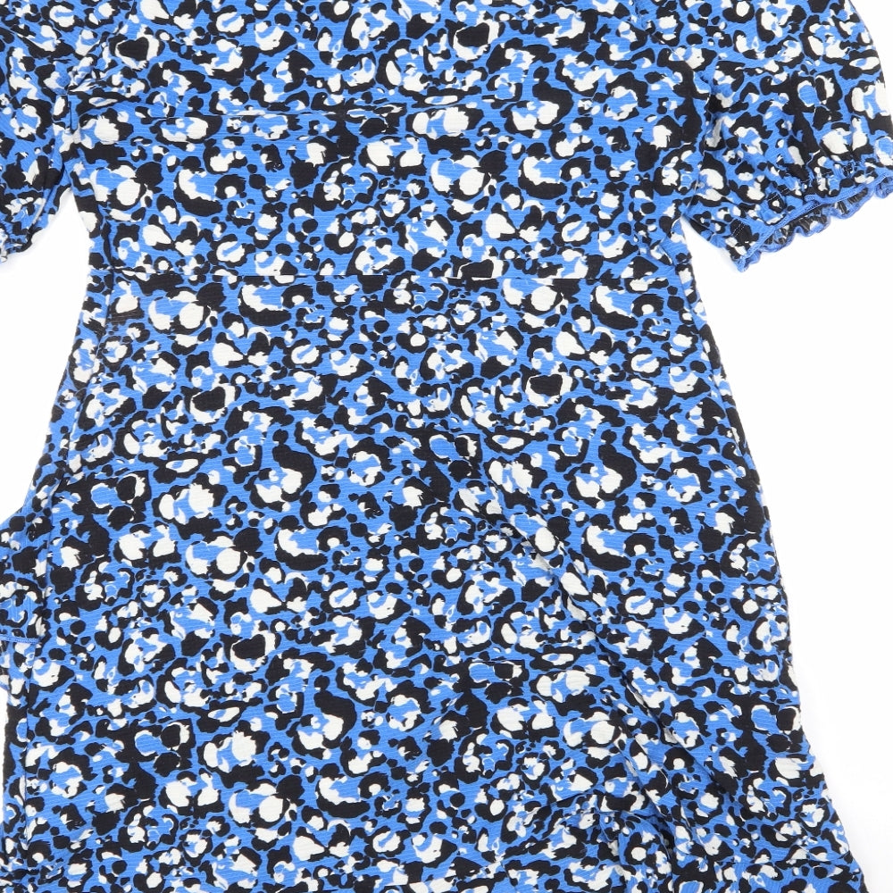 NEXT Womens Multicoloured Floral Polyester Fit & Flare  Size 14  Round Neck