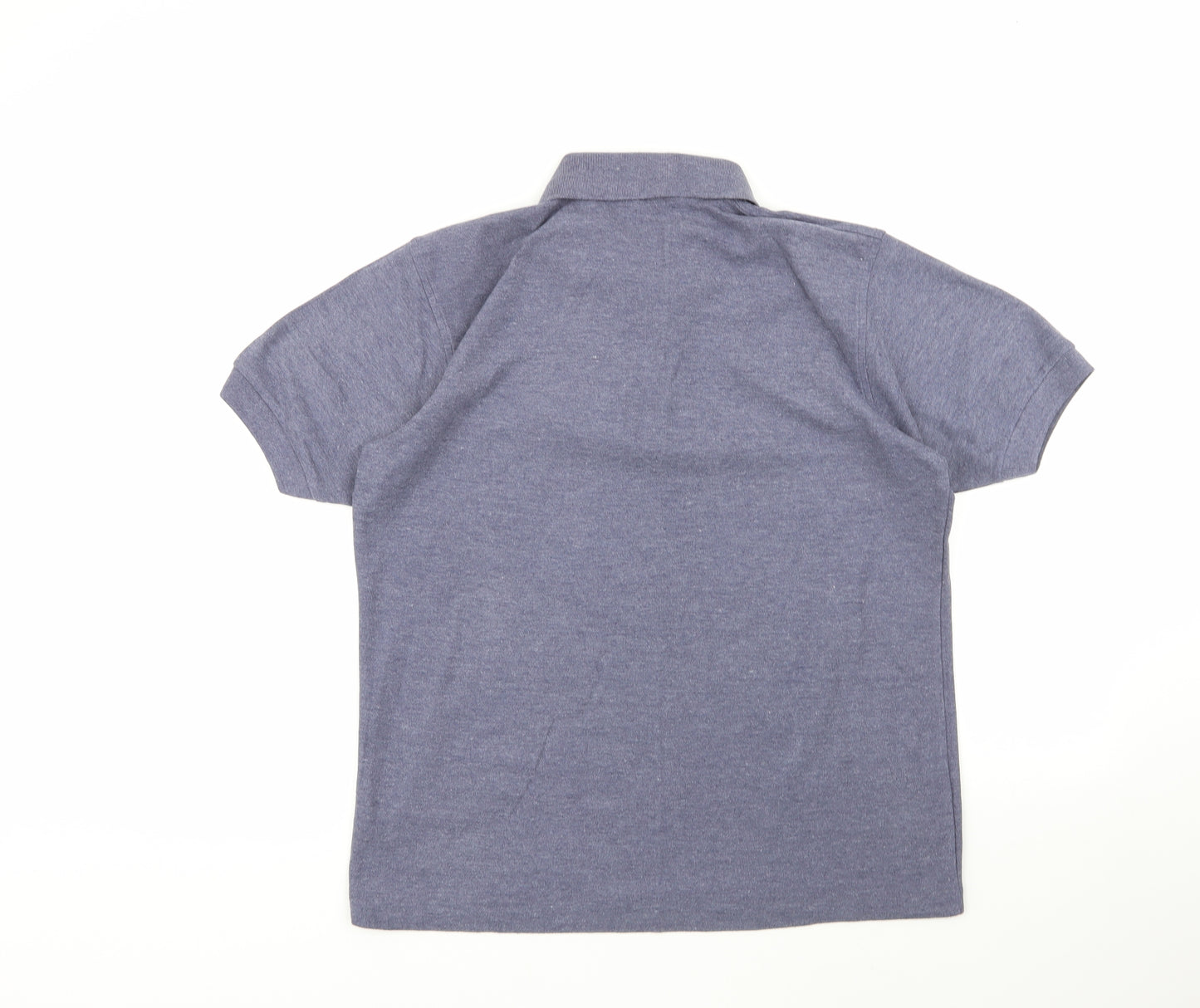 Casual Club Mens Purple  Polyester  Polo Size M Collared