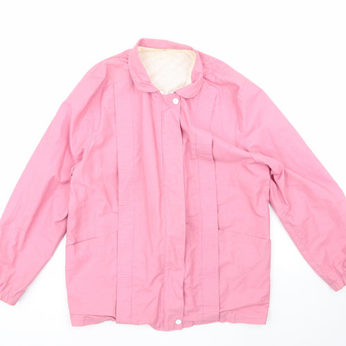 Preworn Womens Pink   Rain Coat Coat Size 12