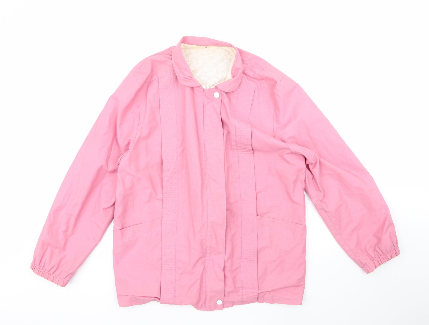 Preworn Womens Pink   Rain Coat Coat Size 12