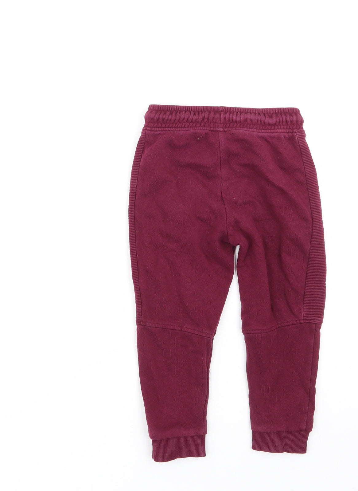 TU Boys Red  Cotton Jogger Trousers Size 3 Years  Regular