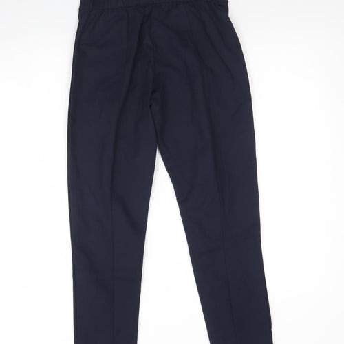 Preworn Womens Blue  Cotton Trousers  Size S L26 in Regular