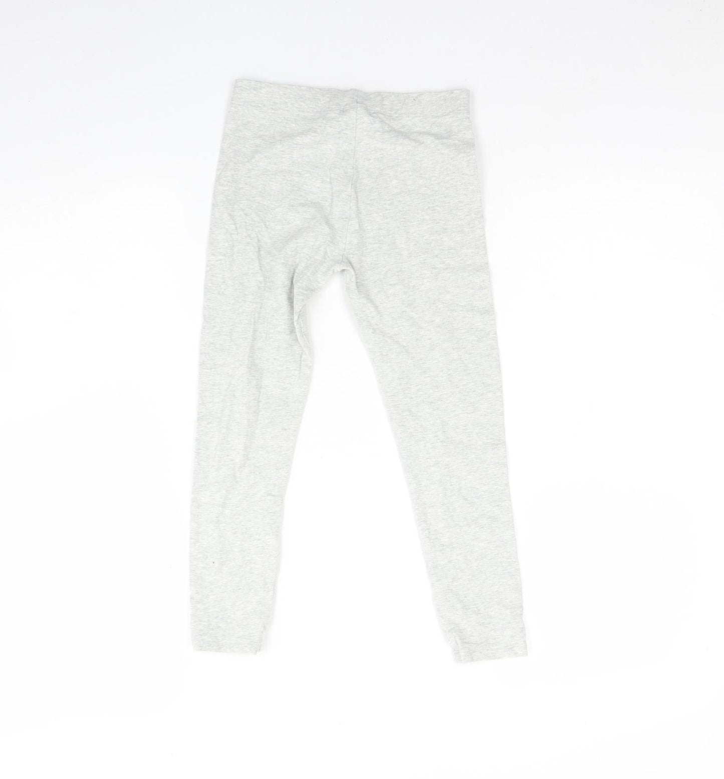 NEXT Girls Grey  Cotton Capri Trousers Size 7 Years  Regular