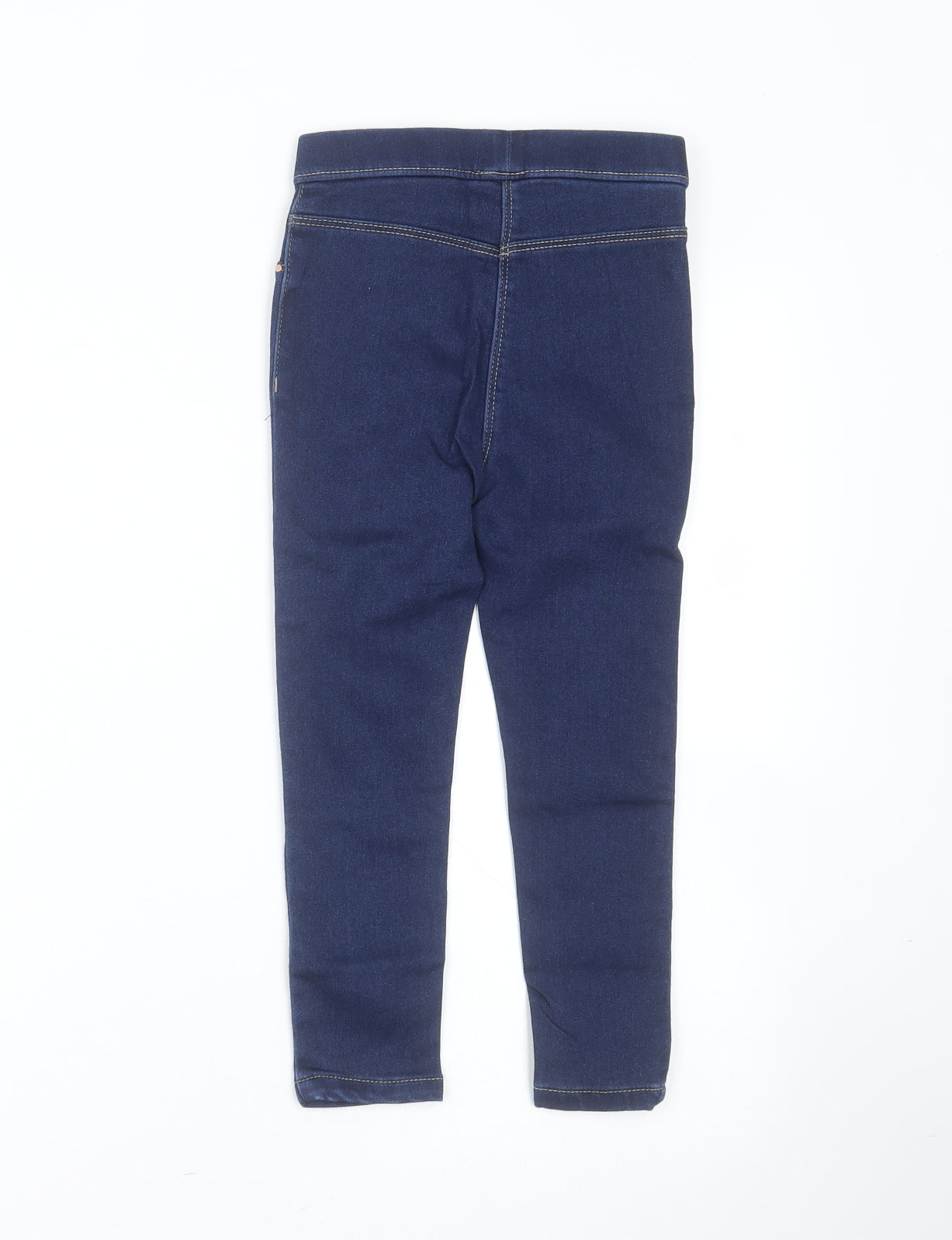George Girls Blue  Cotton Jegging Jeans Size 4-5 Years  Extra-Slim