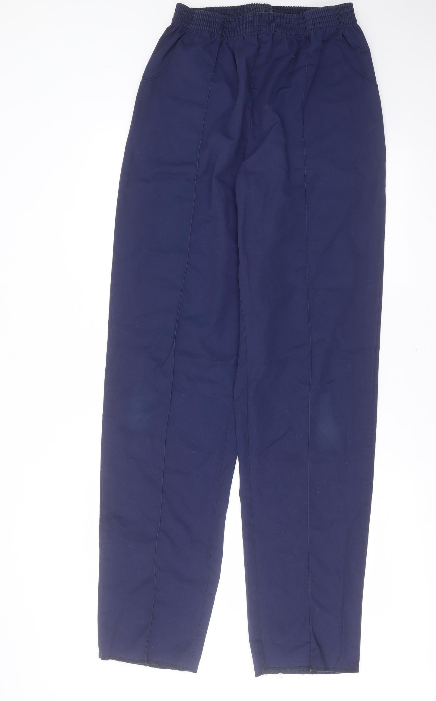 Alexandra Womens Blue  Polyester Trousers  Size 14 L34 in Regular