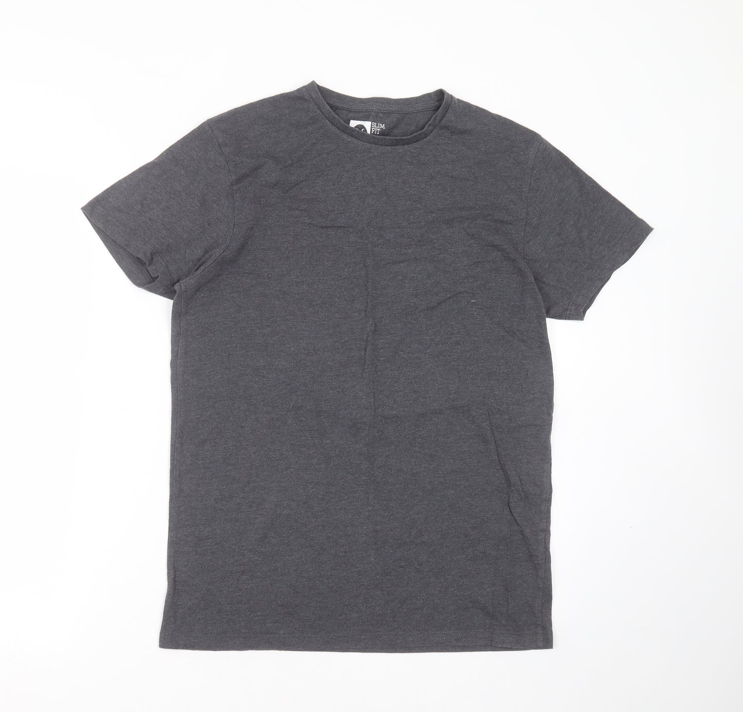 Cedar Wood State Mens Grey  Cotton  T-Shirt Size M Round Neck