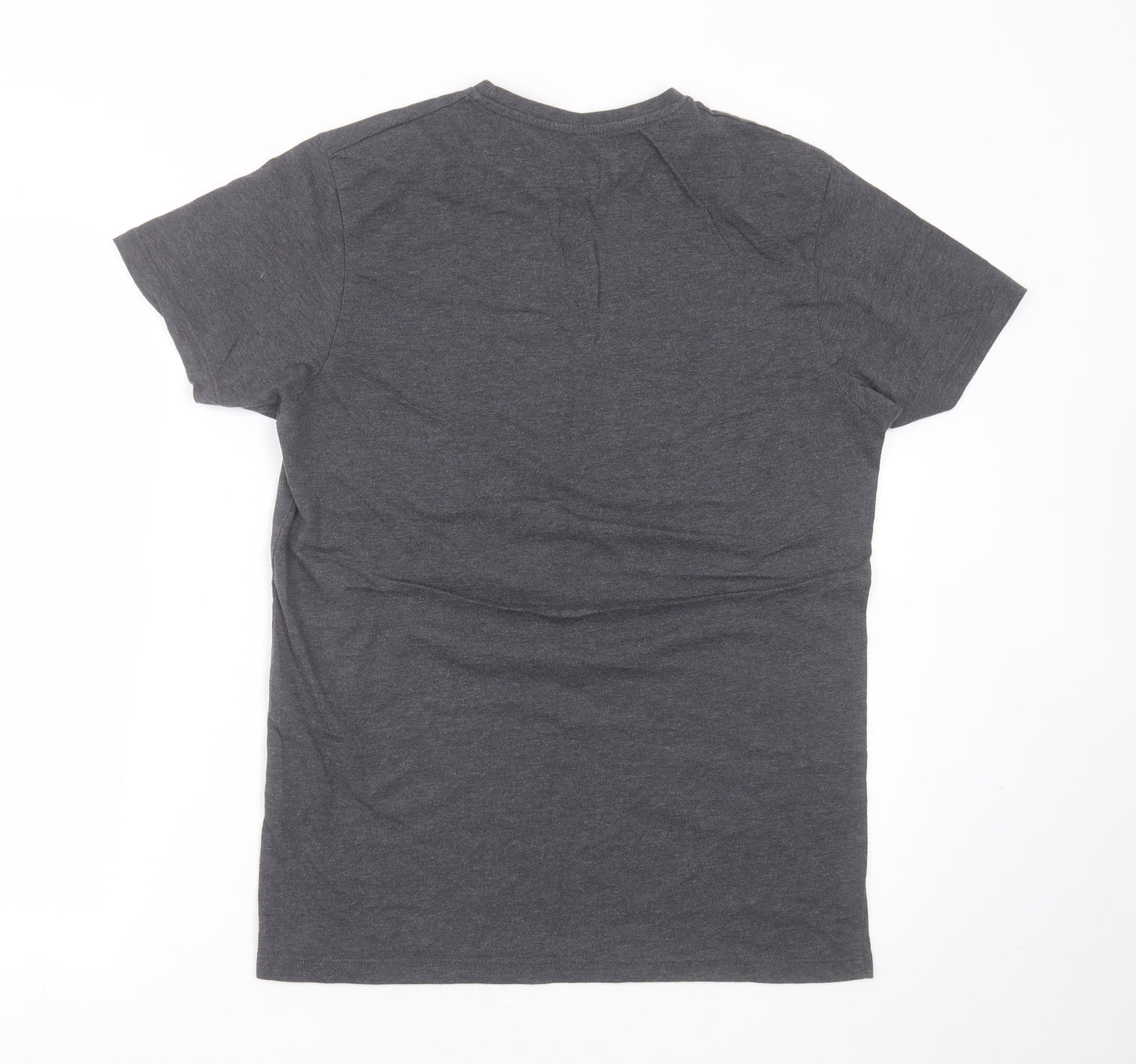 Cedar Wood State Mens Grey  Cotton  T-Shirt Size M Round Neck