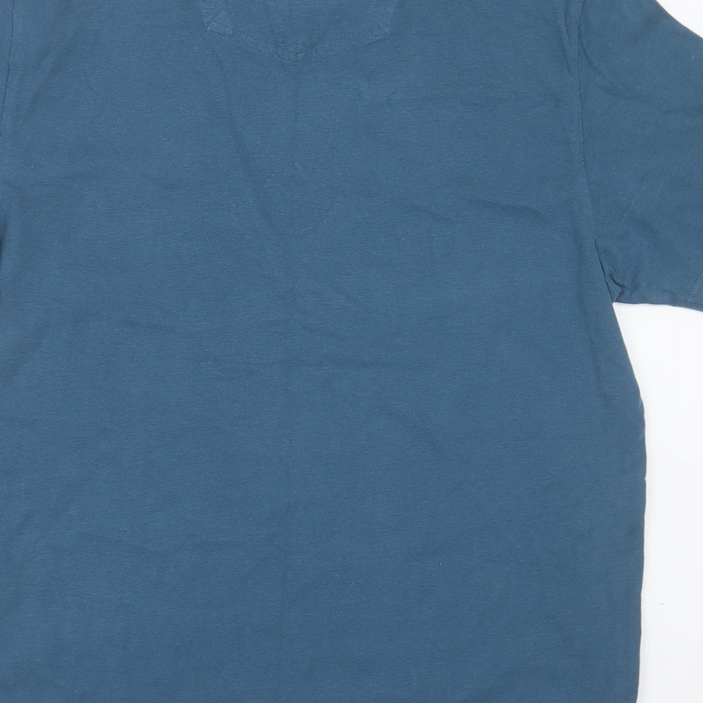 Fat Face Mens Blue  Cotton  T-Shirt Size M Round Neck  - boots