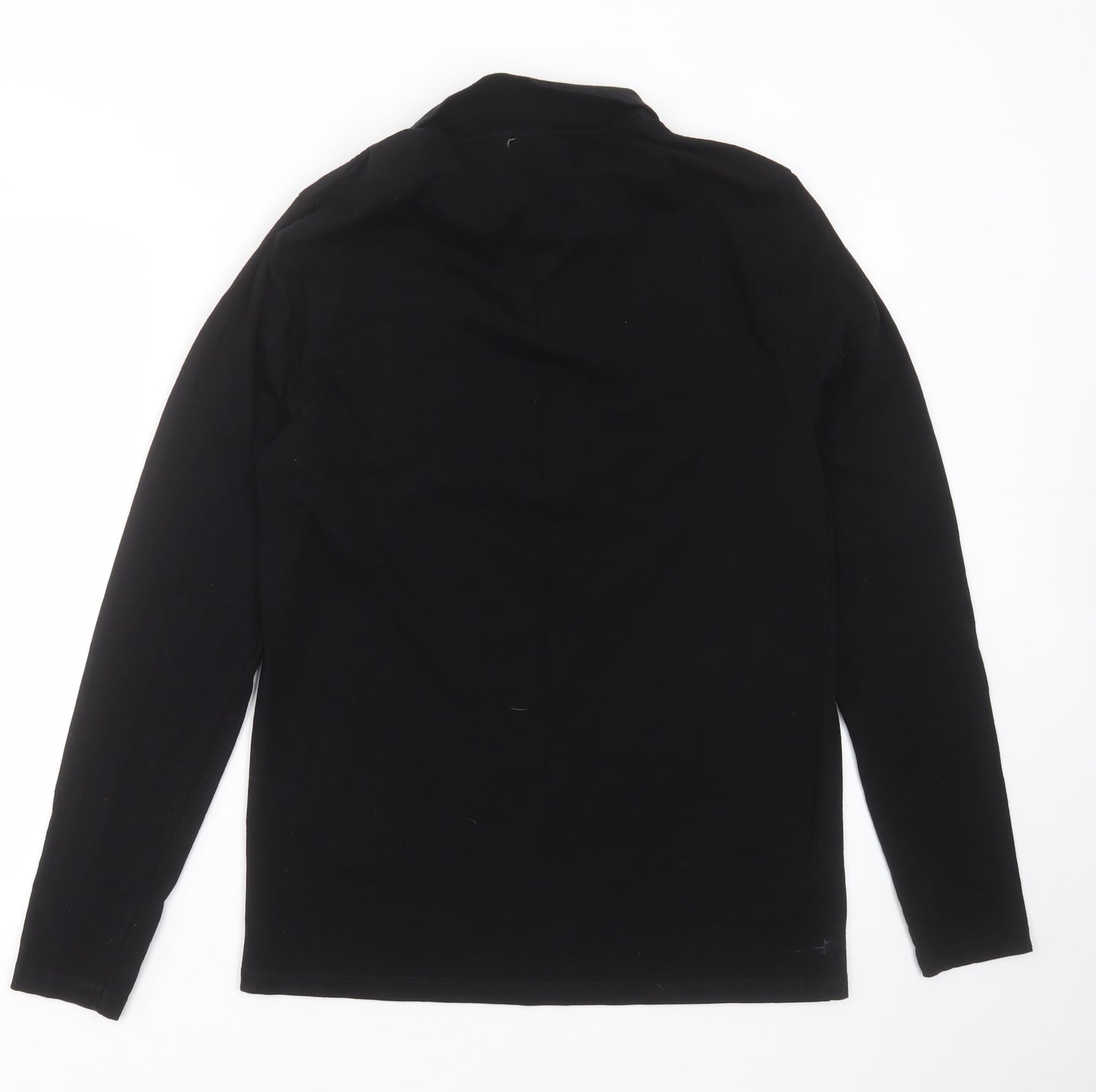 ASOS Mens Black  Cotton  Polo Size XL Collared