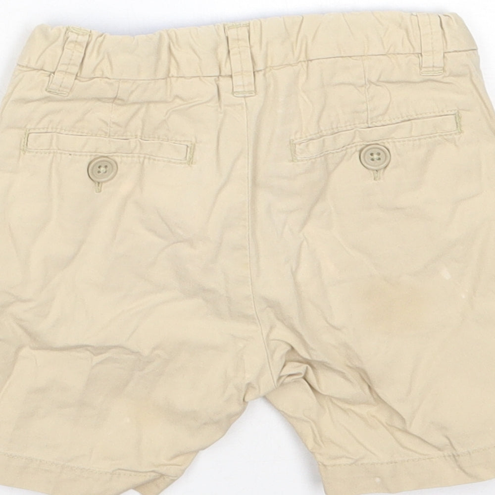 H&M Boys Beige  Cotton Cropped Trousers Size 18-24 Months