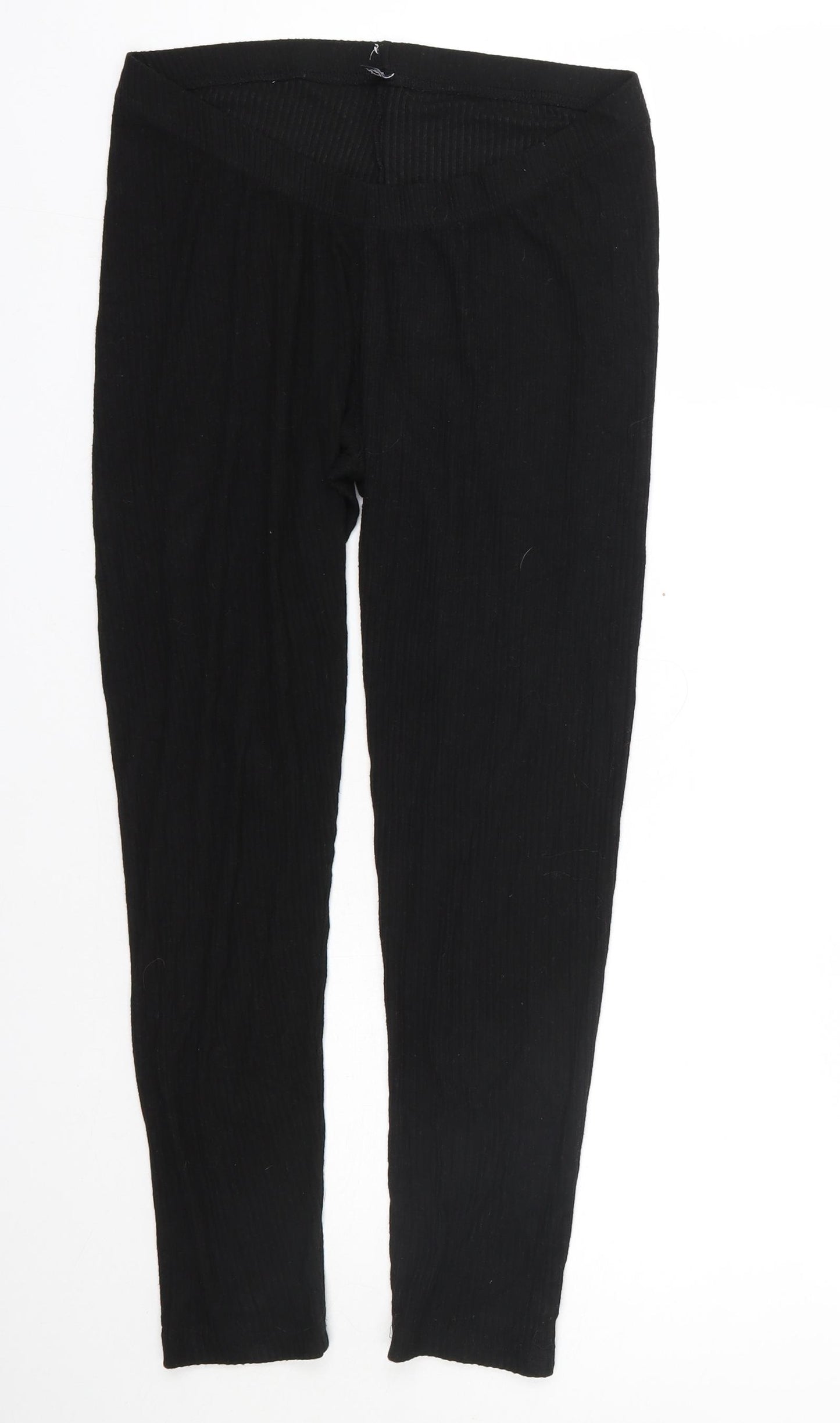 ASOS Womens Black  Viscose Jogger Trousers Size 12 L24 in Regular
