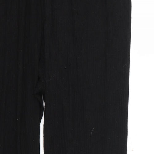 ASOS Womens Black  Viscose Jogger Trousers Size 12 L24 in Regular