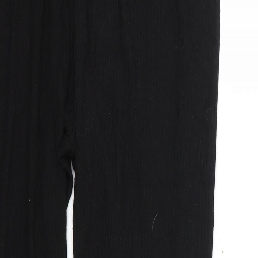 ASOS Womens Black  Viscose Jogger Trousers Size 12 L24 in Regular