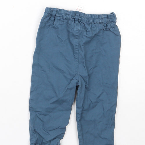 TU Boys Blue  Cotton Capri Trousers Size 9-12 Months