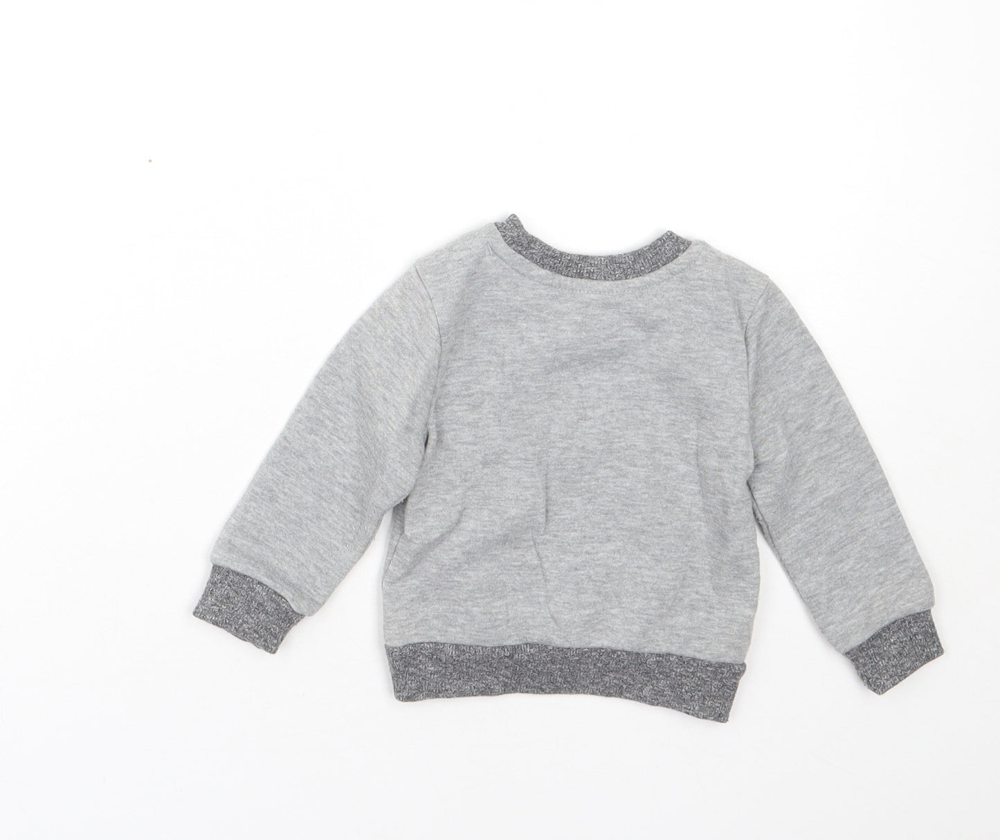 Primark Baby Grey  Polyester Cami Pyjama Top Size 9-12 Months   - Christmas