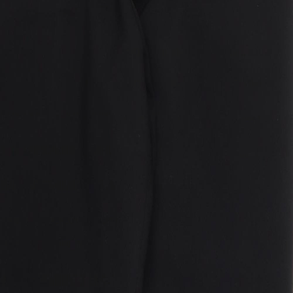George Mens Black  Polyester Trousers  Size 36 L31 in Regular