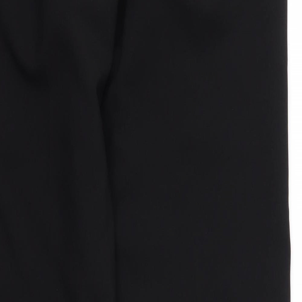 George Mens Black  Polyester Trousers  Size 36 L31 in Regular