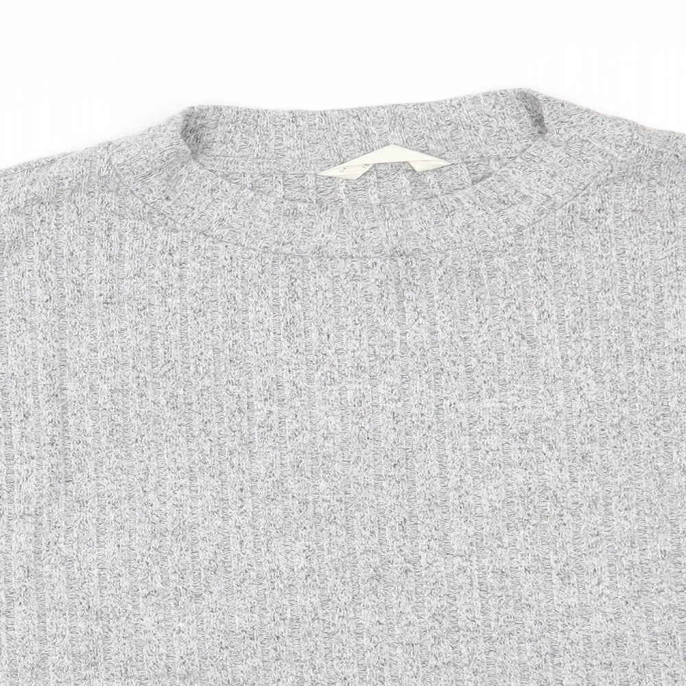 M&S Womens Grey  Viscose Top Pyjama Top Size 18