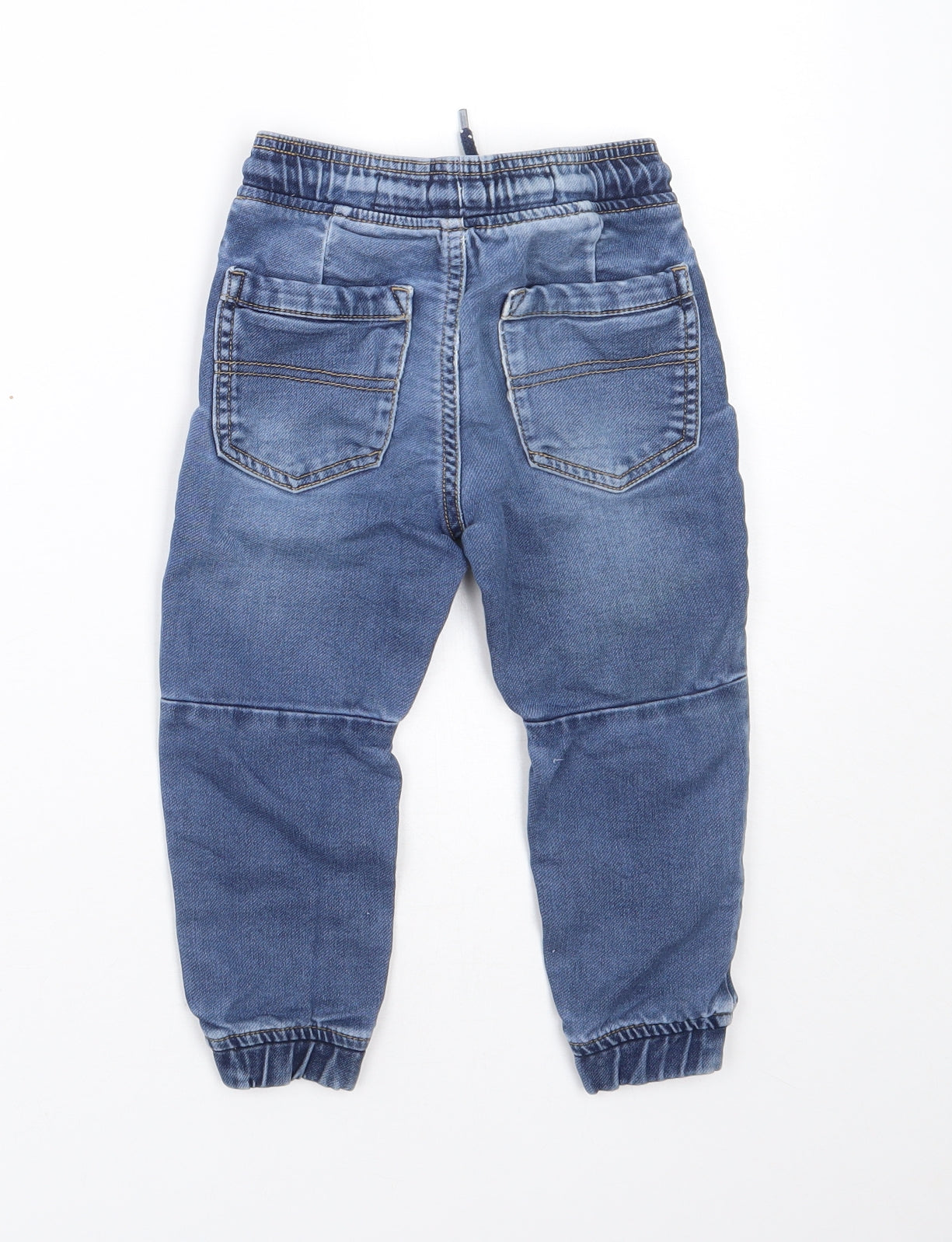 Denim co Boys Blue  Cotton Straight Jeans Size 3-4 Years  Regular