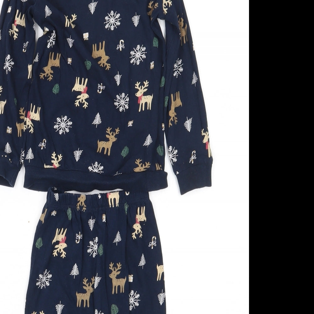 Lupilu Boys Blue  Cotton  Pyjama Set Size 2-3 Years   - Christmas