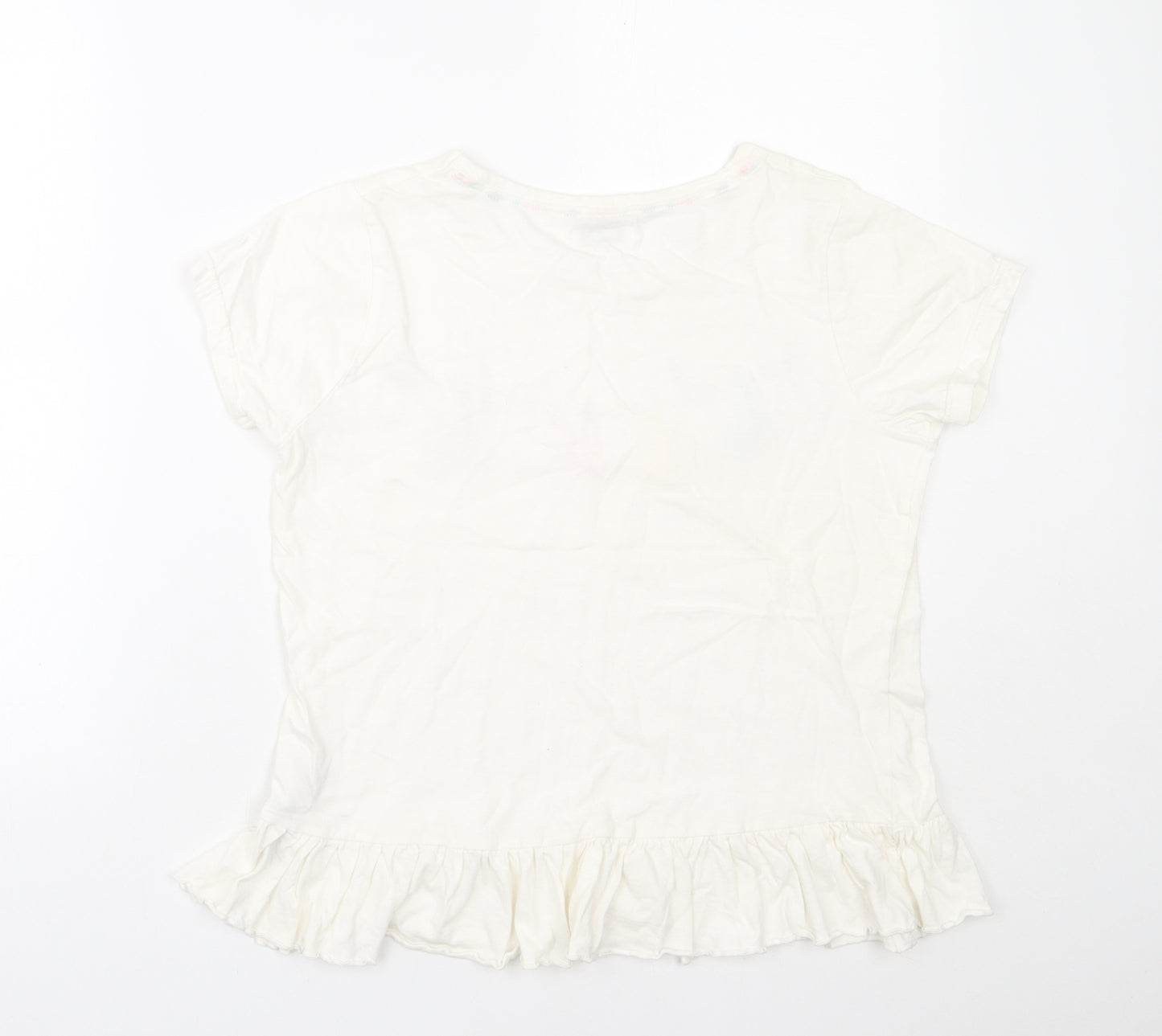 Avon Womens Pink  Cotton Basic T-Shirt Size 12 Round Neck