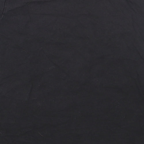 Mojang Boys Black  Cotton Basic T-Shirt Size 10-11 Years Round Neck  - Minecraft