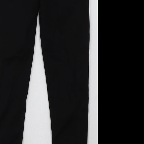 Matalan Girls Black  Cotton Jegging Trousers Size 9 Months  Regular