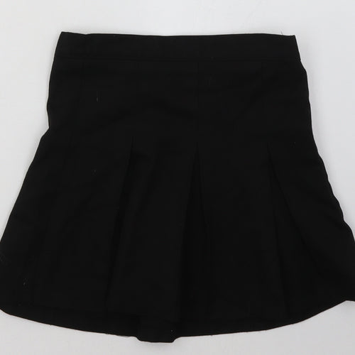 aldi Girls Black  Polyester A-Line Skirt Size 3-4 Years  Regular  - School Wear