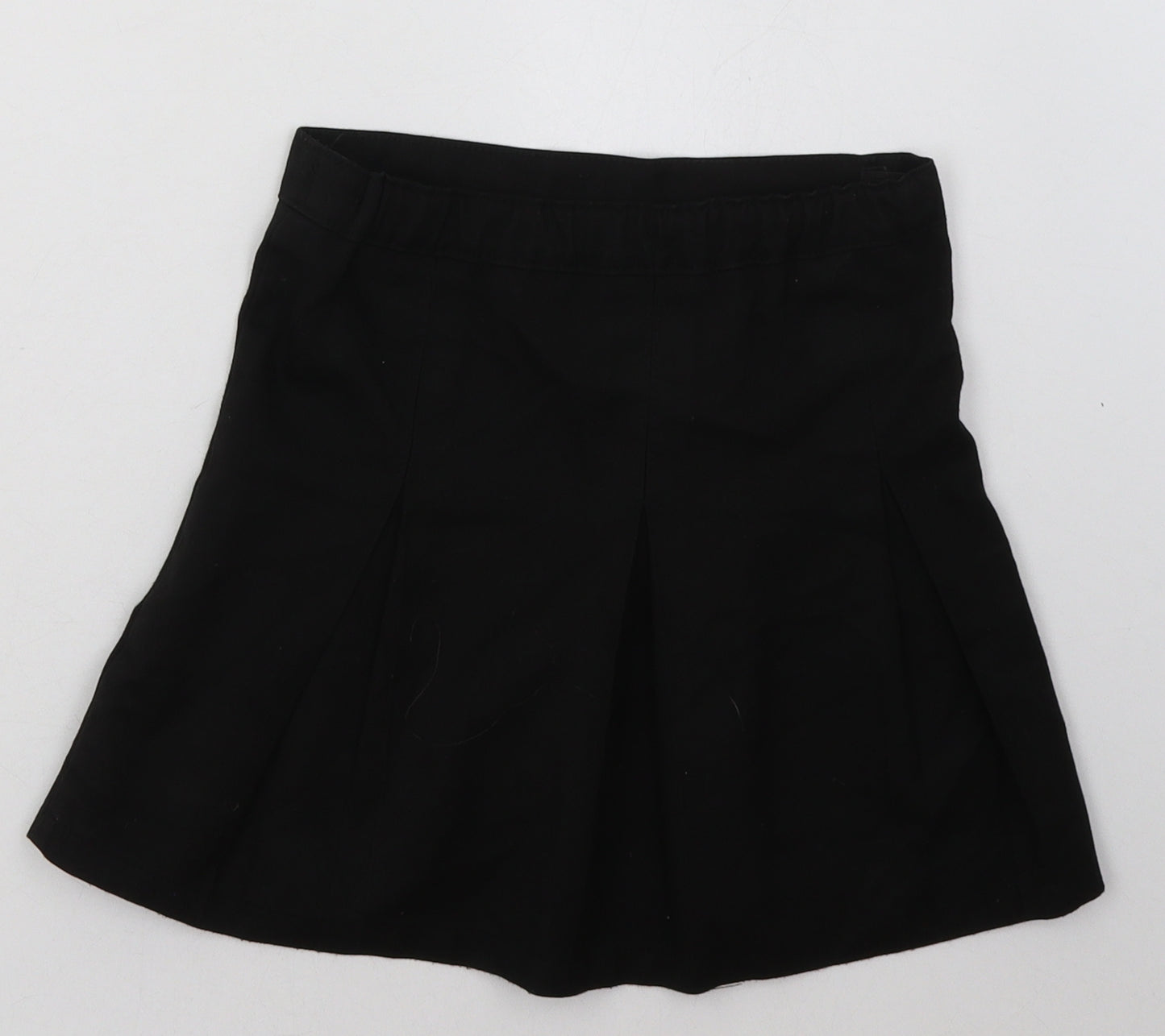 aldi Girls Black  Polyester A-Line Skirt Size 3-4 Years  Regular  - School Wear