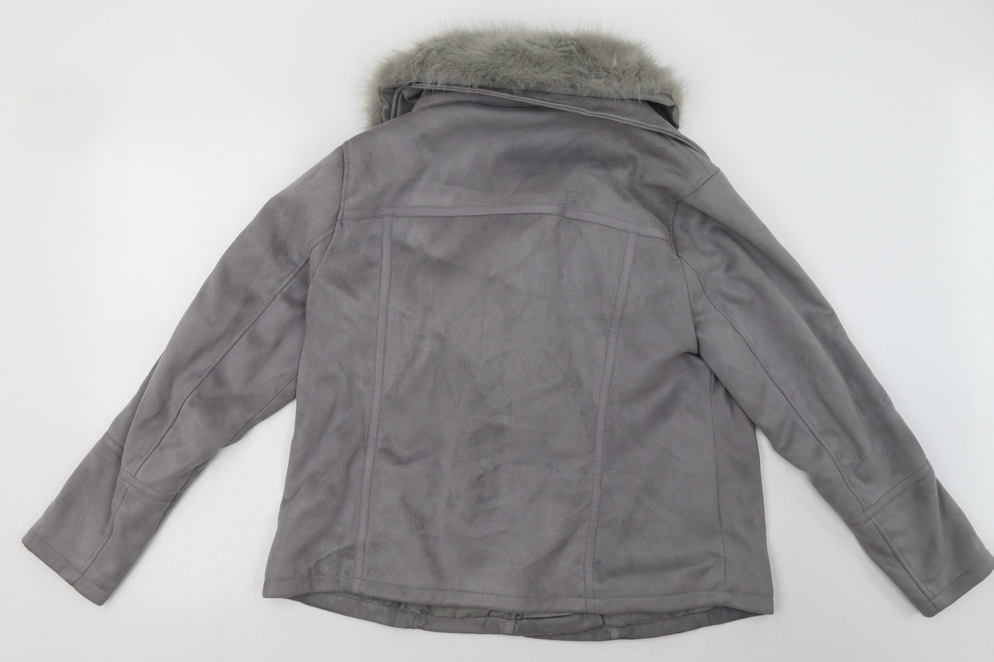 Dorothy Perkins Womens Grey   Jacket  Size 18  Zip