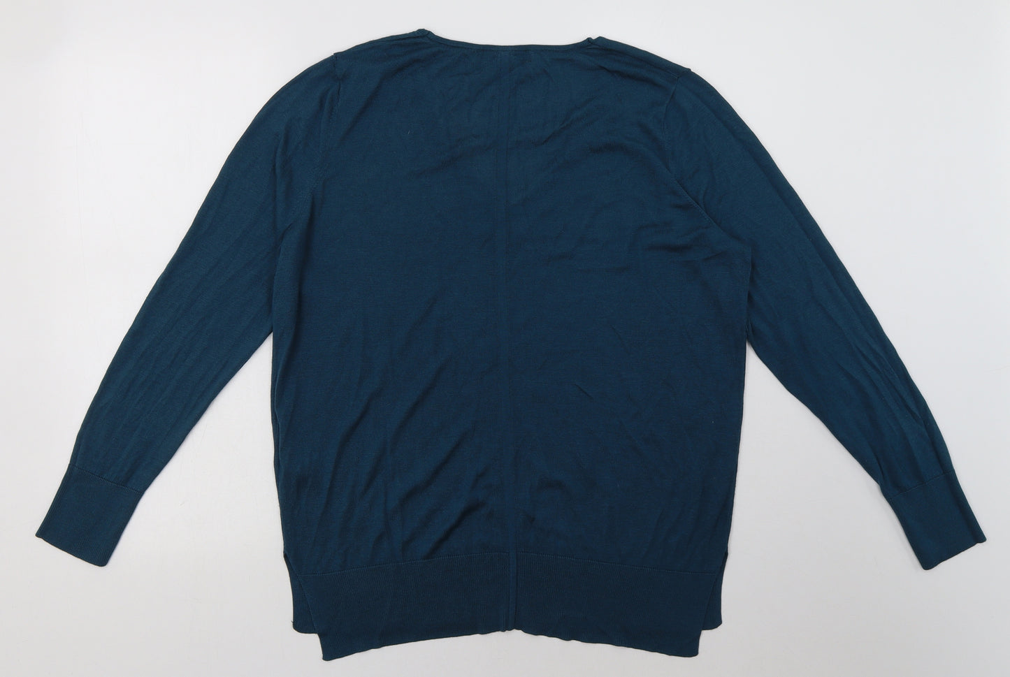 NEXT Womens Green  Viscose Pullover Sweatshirt Size 16  Pullover