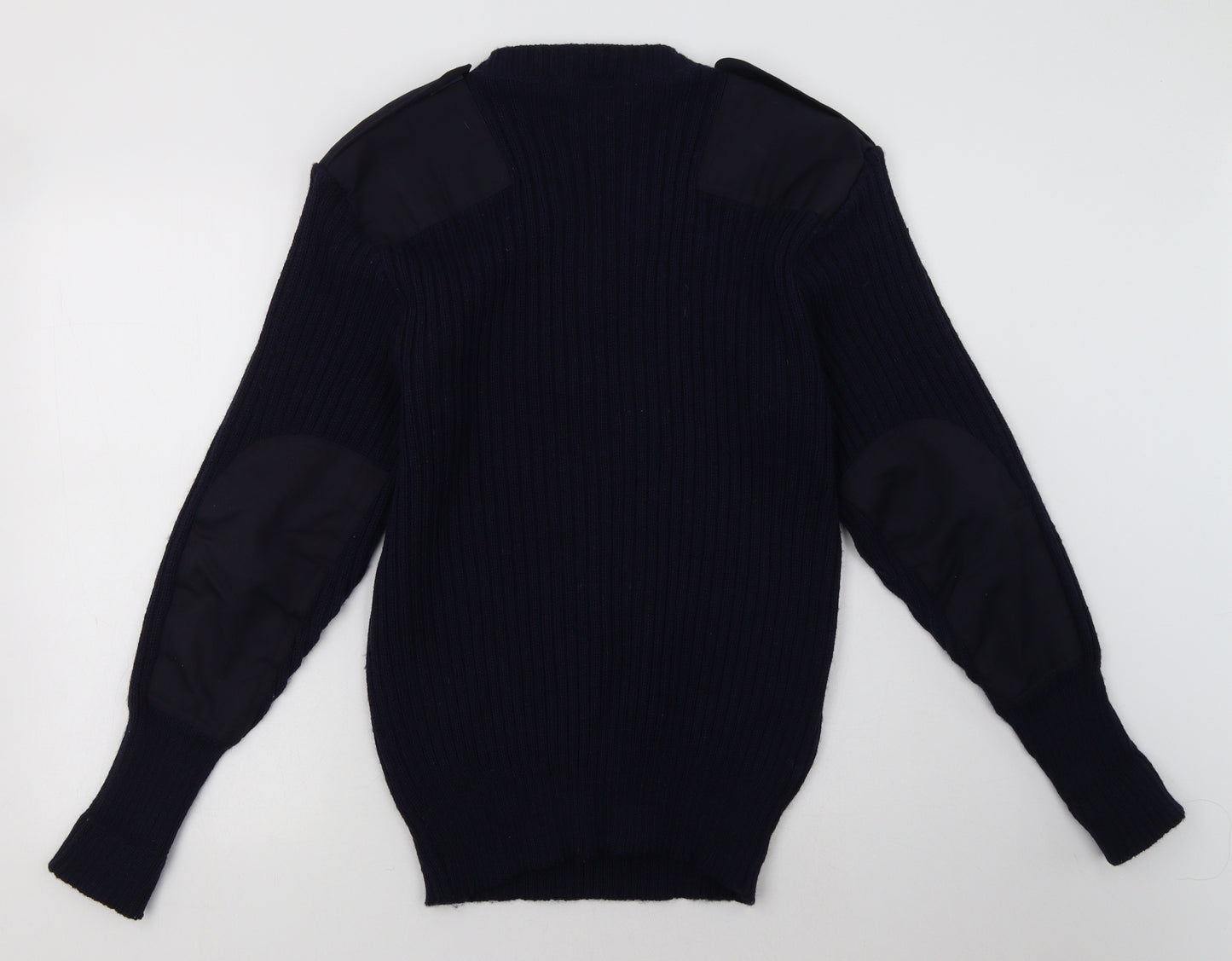 Preworn Mens Blue  Polyester Pullover Sweatshirt Size L