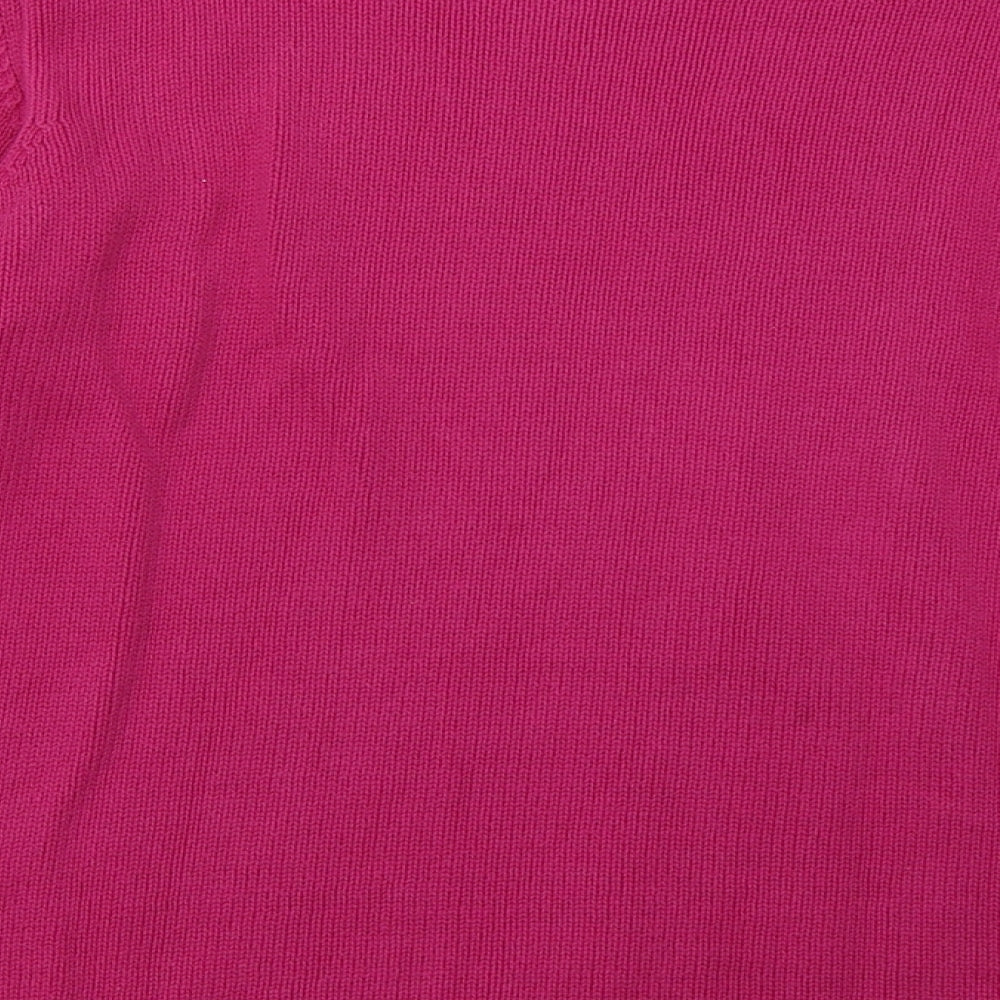 Preworn Womens Purple Geometric Cotton Pullover Sweatshirt Size M  Pullover