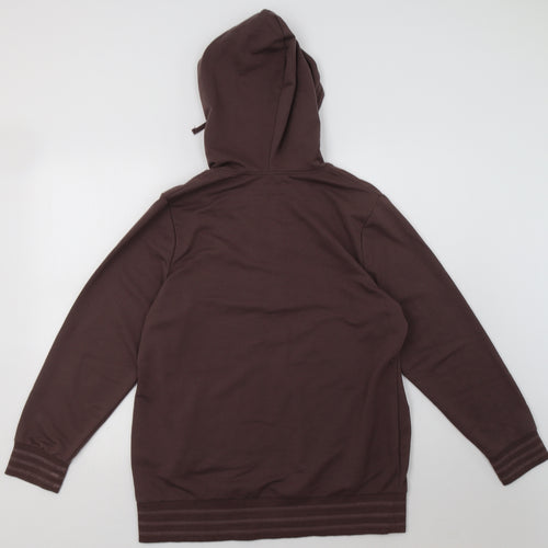 BM Womens Brown  Polyacrylate Fibre Pullover Hoodie Size M  Pullover