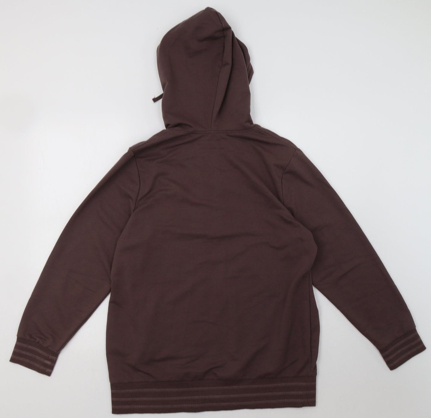 BM Womens Brown  Polyacrylate Fibre Pullover Hoodie Size M  Pullover