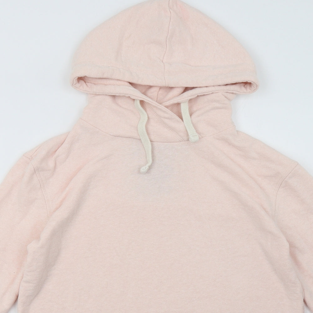 Superdry Womens Pink  Polyacrylate Fibre Pullover Hoodie Size XS  Pullover